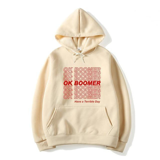 "Ok Boomer" Hoodie by White Market