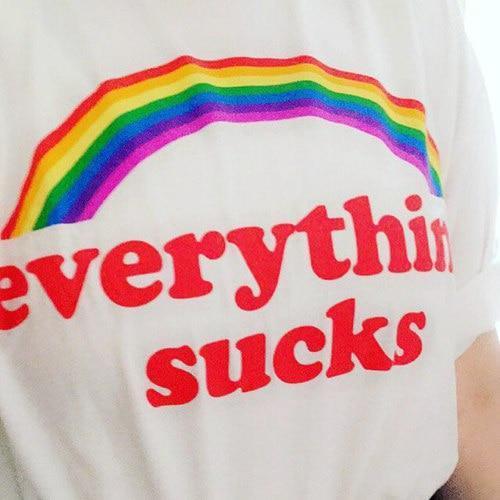 Everything Sucks Tee by White Market