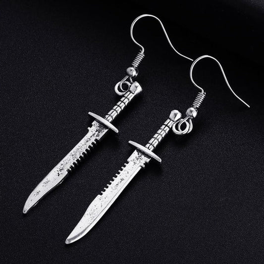 Knife Earrings by White Market