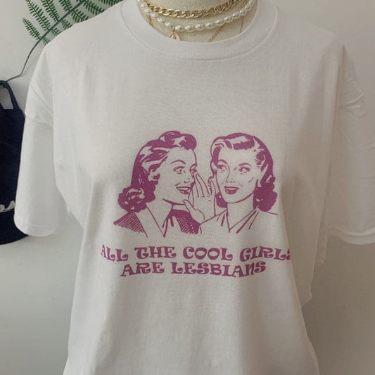 "All The Cool Girls Are Lesbians" Tee by White Market