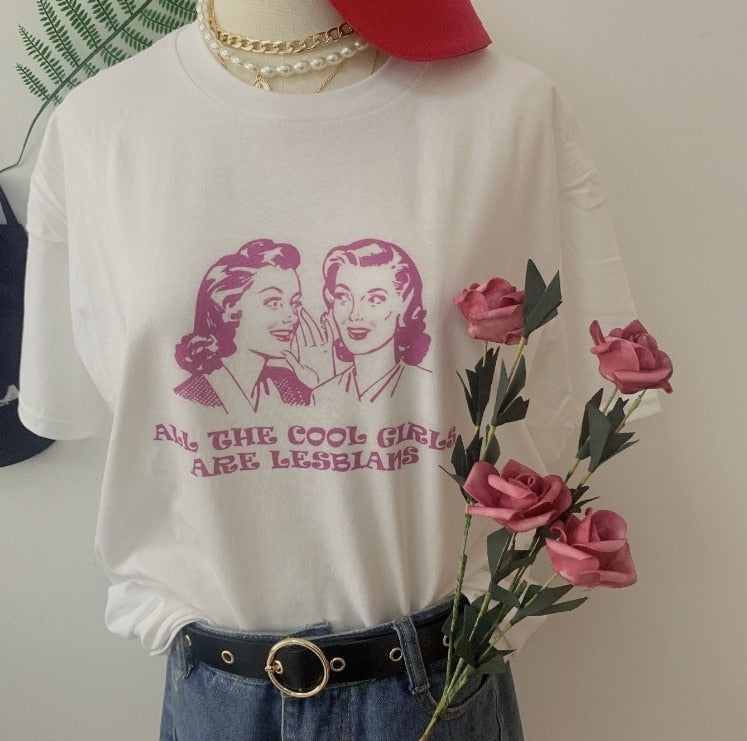 "All The Cool Girls Are Lesbians" Tee by White Market