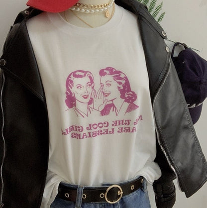 "All The Cool Girls Are Lesbians" Tee by White Market