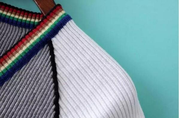 Knitted Rainbow Shirt by White Market