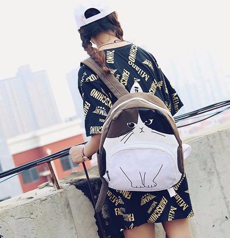 Cat Backpack by White Market