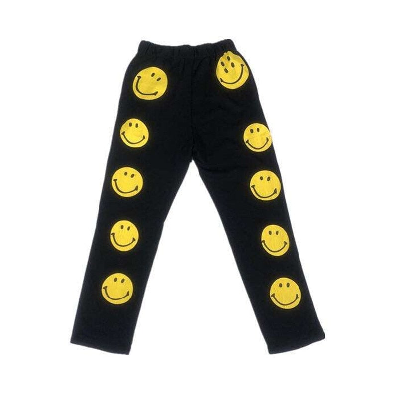 Happy Face Sweatpants by White Market