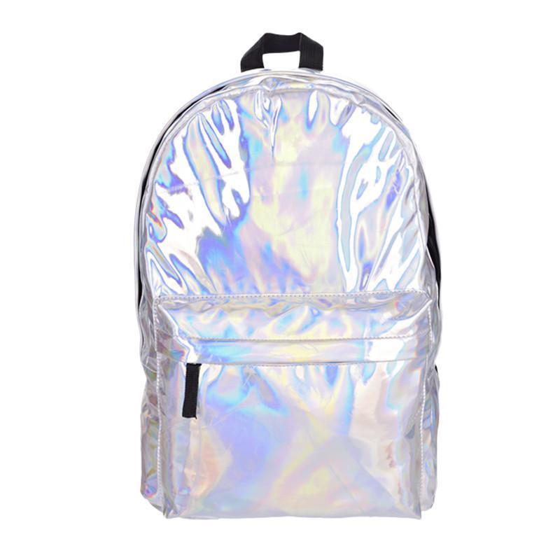 Holographic Iridescent Backpack by White Market