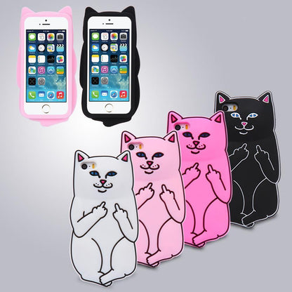 FU Cat Phone Case by White Market