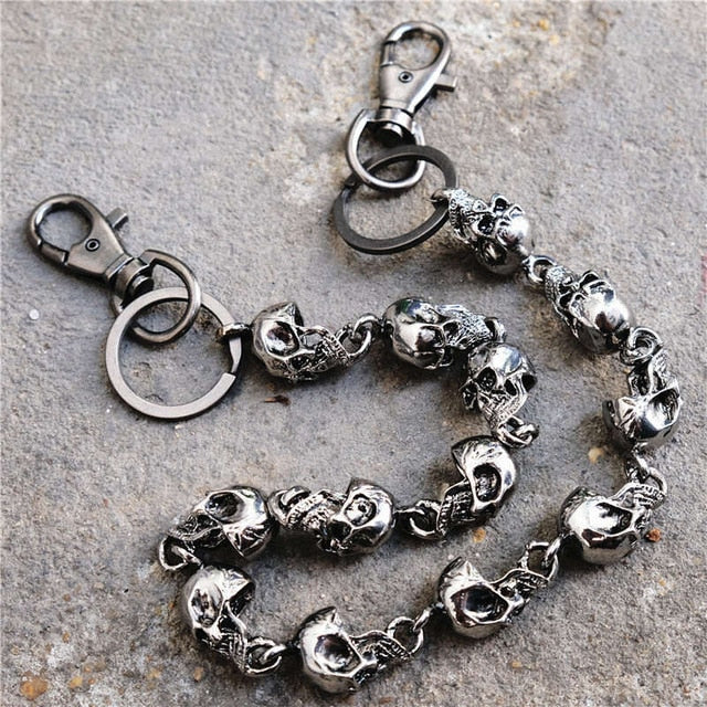 Skull Key Chain by White Market