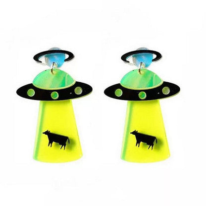 UFO Abduction Earrings by White Market