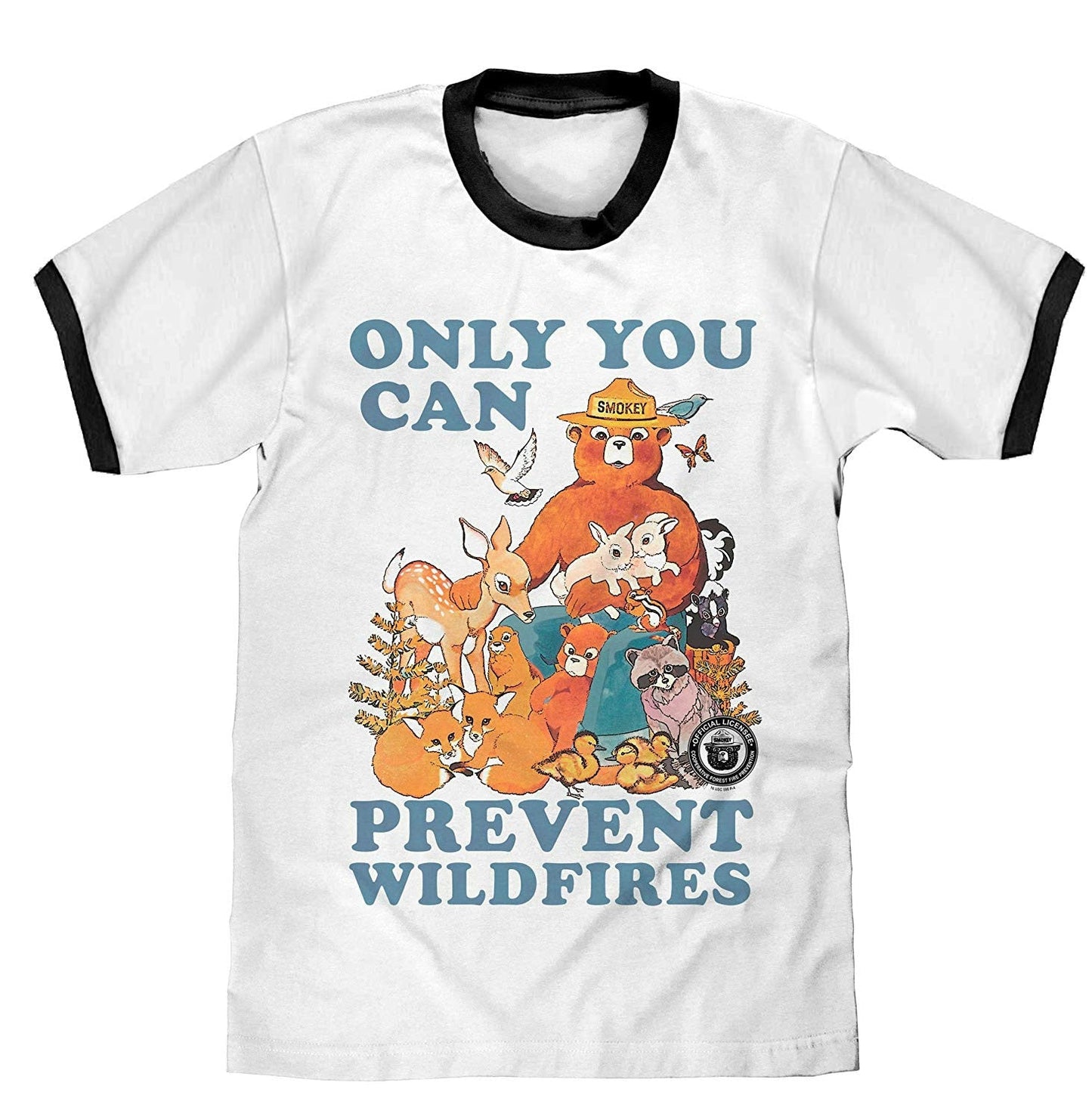 "Only You Can Prevent Wild Fires" Ringer Tee by White Market