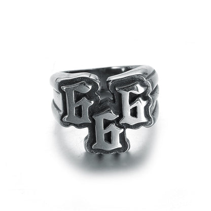 "666" Ring by White Market