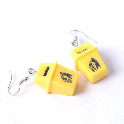 "Trash" Earrings by White Market