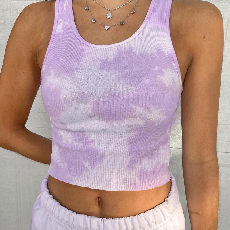 Tie Dye Crop Top by White Market