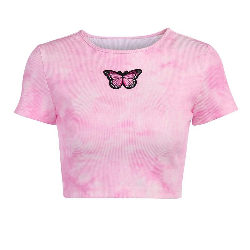 Tie Dye Butterfly Tee by White Market