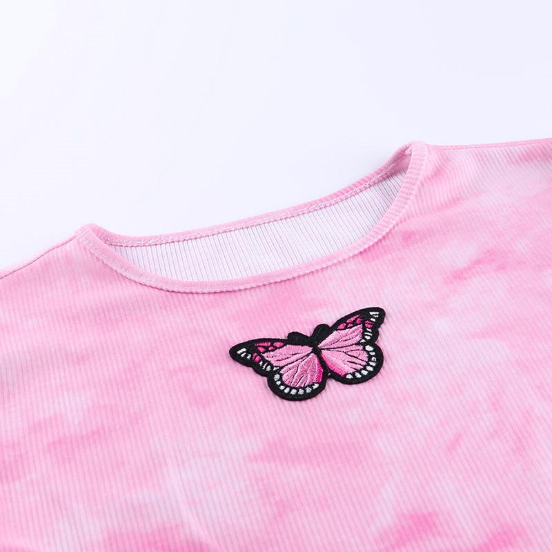 Tie Dye Butterfly Tee by White Market