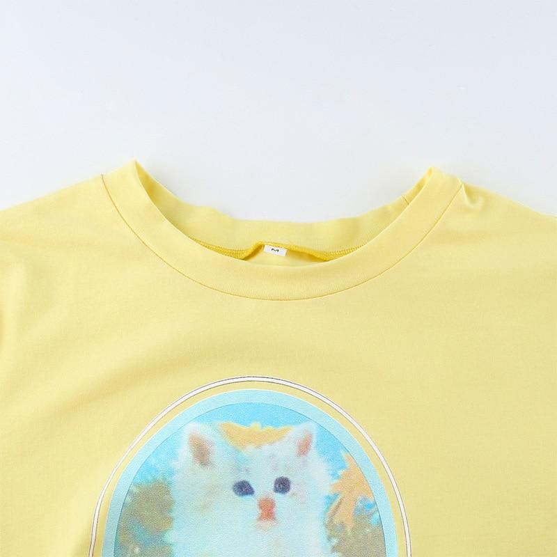 White Kitty Retro Top by White Market