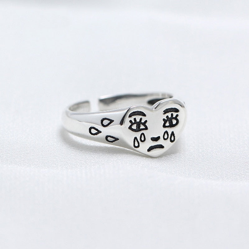 Cry Baby Singlet Ring by White Market