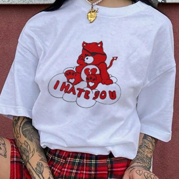 "I Hate You" Care Bear Tee by White Market