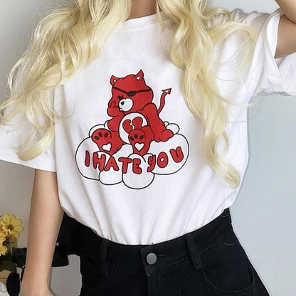 "I Hate You" Care Bear Tee by White Market