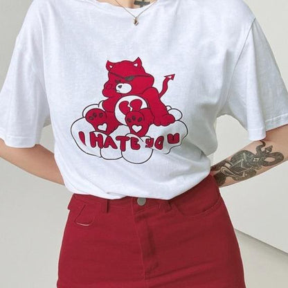 "I Hate You" Care Bear Tee by White Market