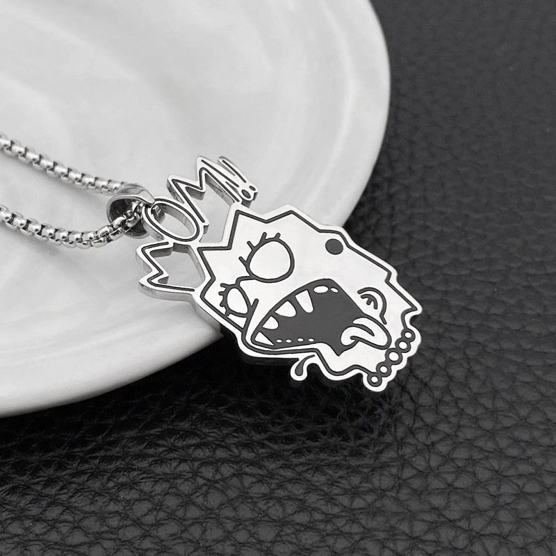 Lisa Simpson Lil Peep Necklace by White Market