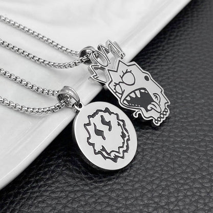 Lisa Simpson Lil Peep Necklace by White Market