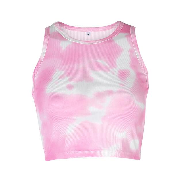 Tie Dye Crop Top by White Market