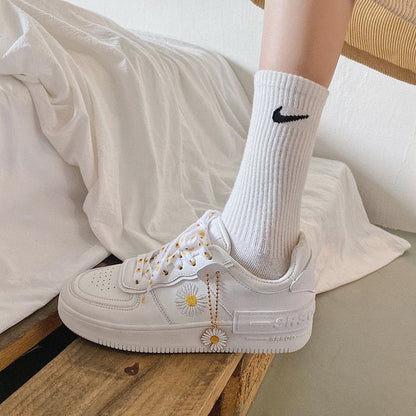 Daisy Embroidered AF1 by White Market