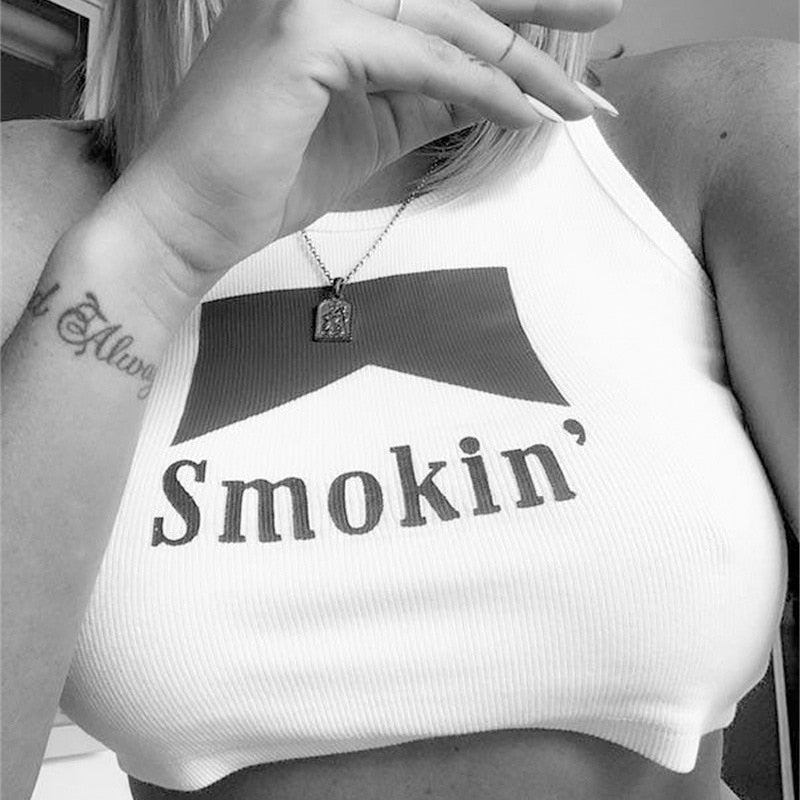 Smokin Cropped Top by White Market