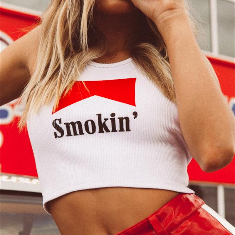 Smokin Cropped Top by White Market