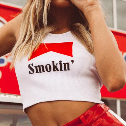 Smokin Cropped Top by White Market