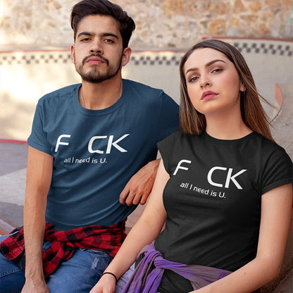 "F_CK All I Need Is U" Tee by White Market