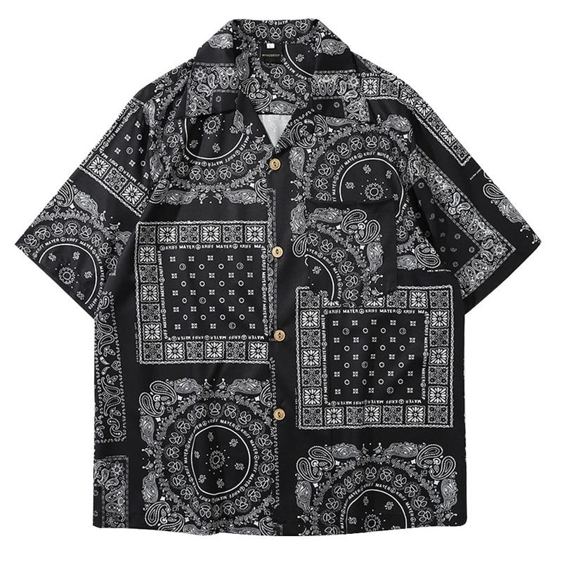 Bandana Bowling Shirt by White Market