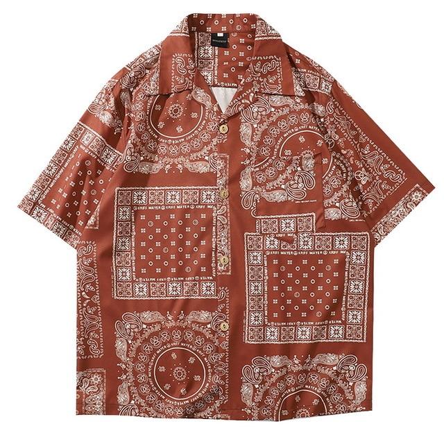 Bandana Bowling Shirt by White Market