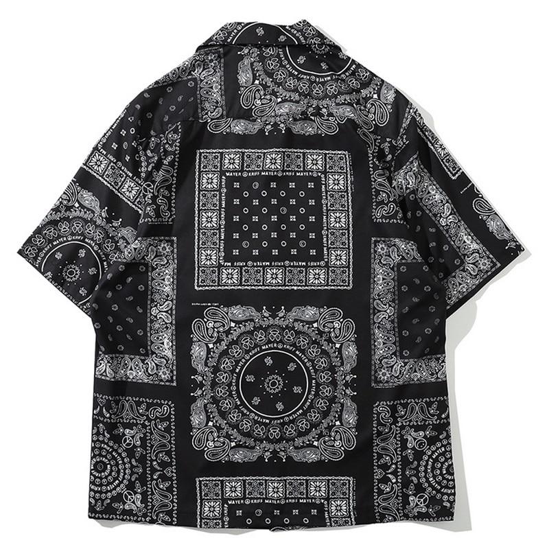 Bandana Bowling Shirt by White Market