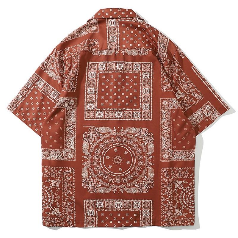 Bandana Bowling Shirt by White Market