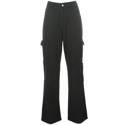 3 Pocket High Waisted Cargo Trousers by White Market