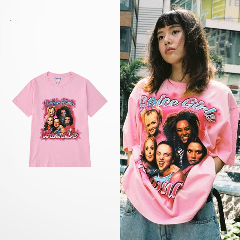 Full Print Spice Girls Tee by White Market