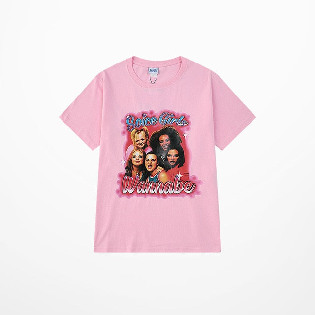 Full Print Spice Girls Tee by White Market