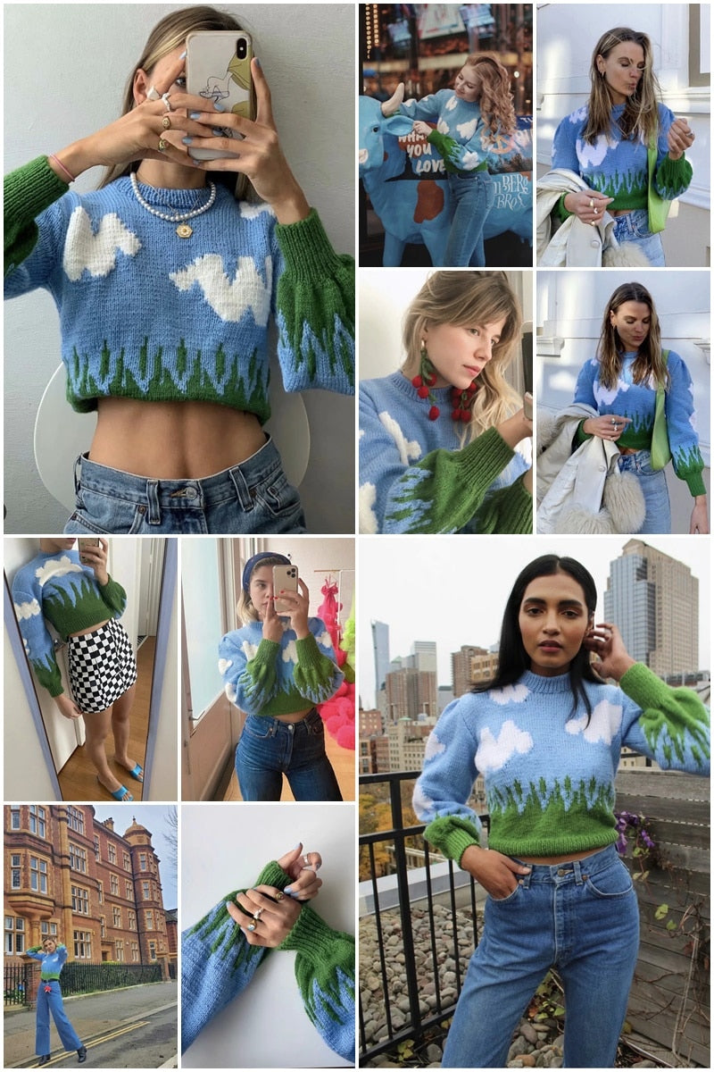 Sunny Days Knitted Sweaters by White Market