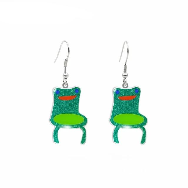 Froggy Chair Fan Club Earring by White Market