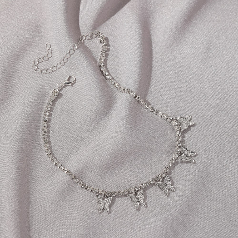 Butterfly Tennis Chain by White Market