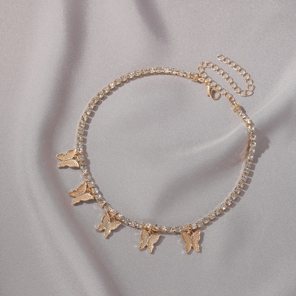 Butterfly Tennis Chain by White Market