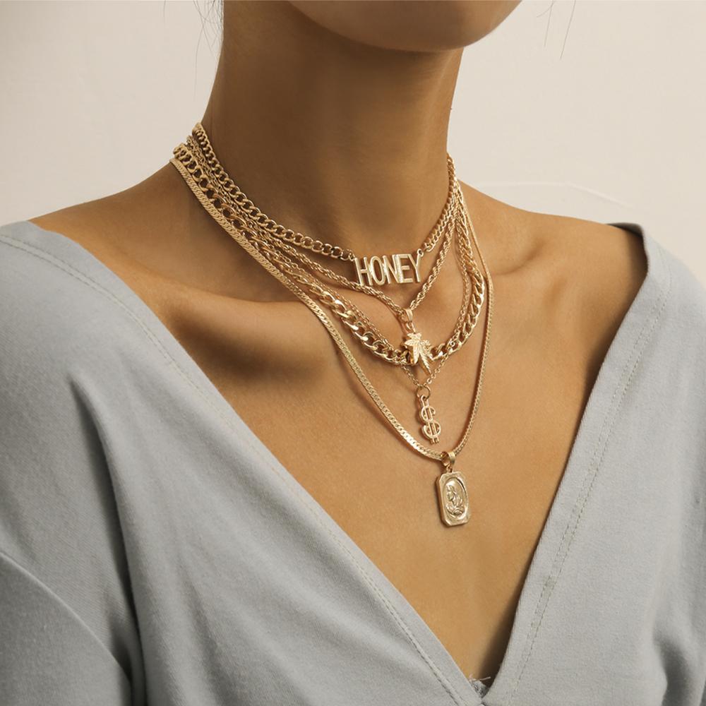 5 Piece High Honey Chain Set by White Market