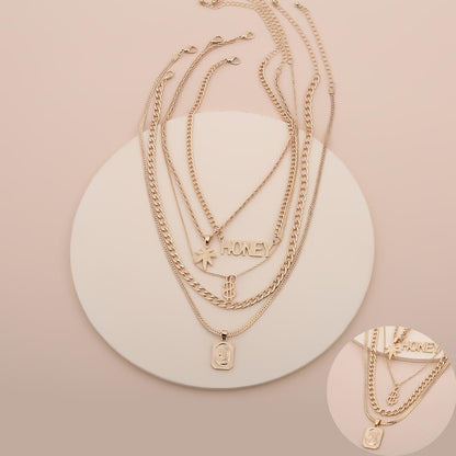 5 Piece High Honey Chain Set by White Market