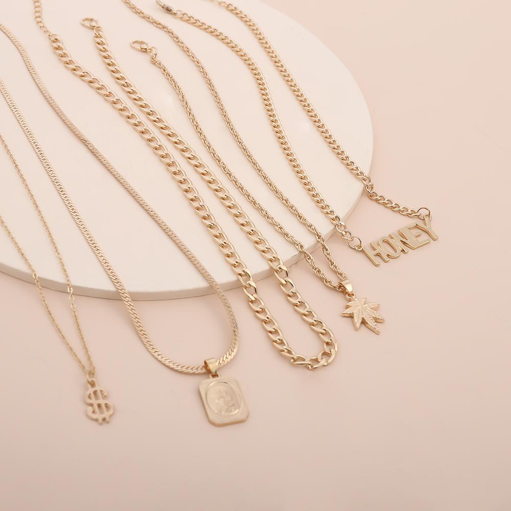 5 Piece High Honey Chain Set by White Market