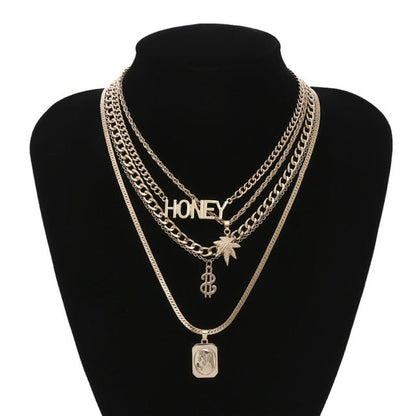 5 Piece High Honey Chain Set by White Market