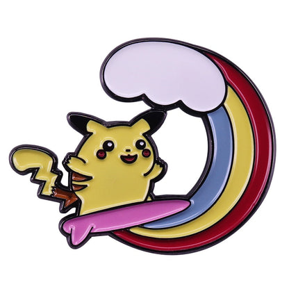 Surfing Pikachu Pin by White Market