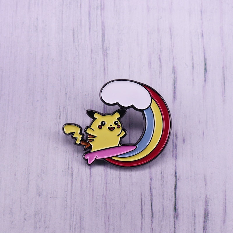 Surfing Pikachu Pin by White Market