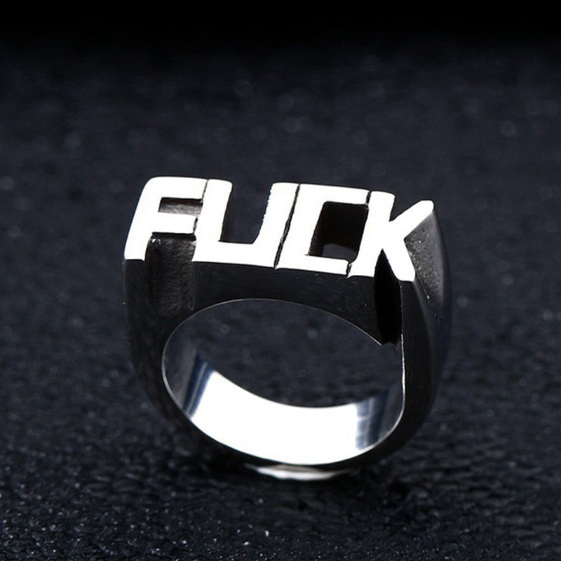 "Fuck" Ring by White Market